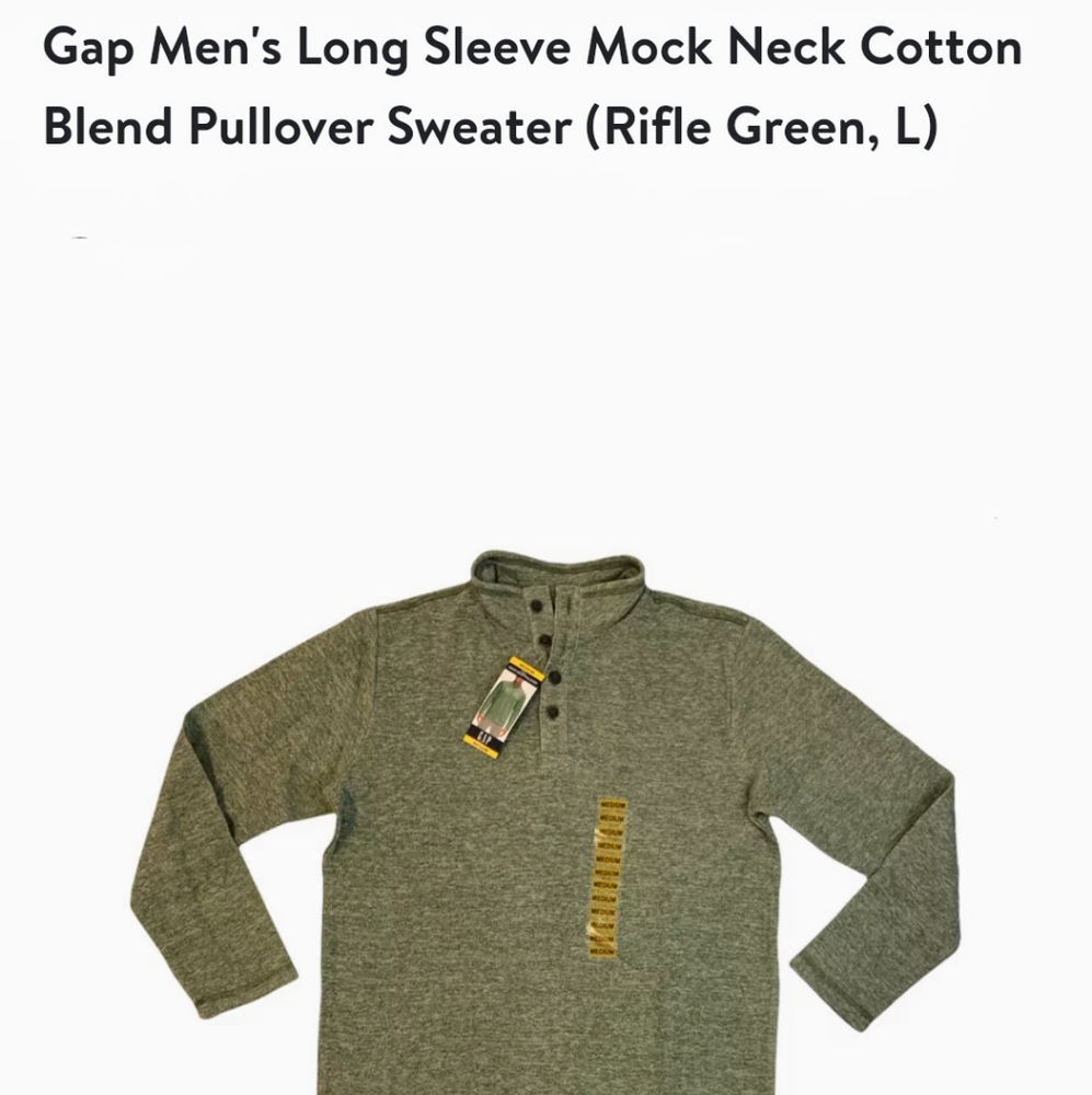 Pullover sweater man shirt